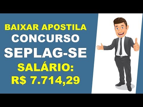 BAIXAR APOSTILA Concurso SEPLAG - SE 2018