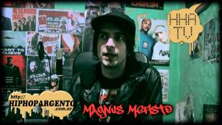 Entrevista a Magnus Mefisto, MC y youtubber para Hip Hop Argento / HHATV - www.hiphopargento.com.ar