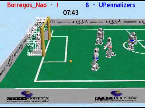 Robotstadium 2011 final match: Borregos_Nao vs UPennalizers