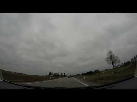 Lithuania or Latvia Countryside on E67 - GoPro Road Video