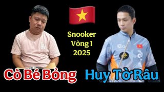 Cò Bé Bỏng đại chiến Huy Trâu Hải Phòng 🏆 Giải Snooker Vô Địch Quốc Gia Việt Nam Vòng 1 Năm 2025