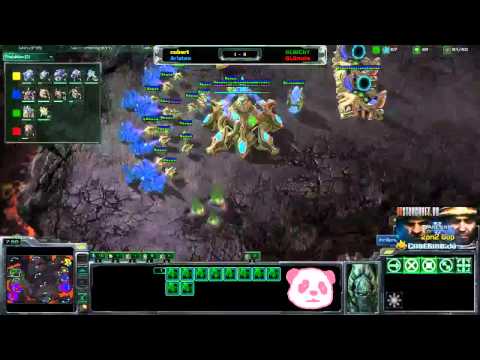 #011/1 - BaerTV - Verbranntes Refugium - cubert(T) Aristeo(Z) vs. GLRiChY(P) GLSnute(Z) [Pro-Game]