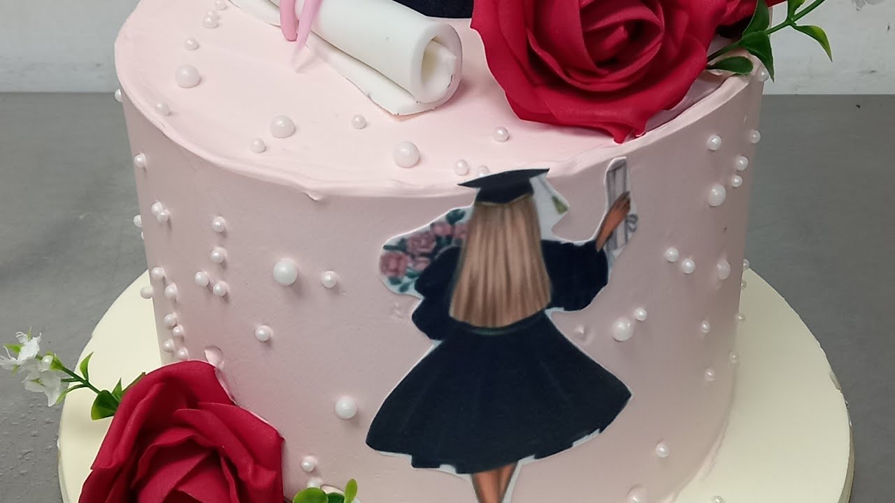 How to make Graduation theme cake