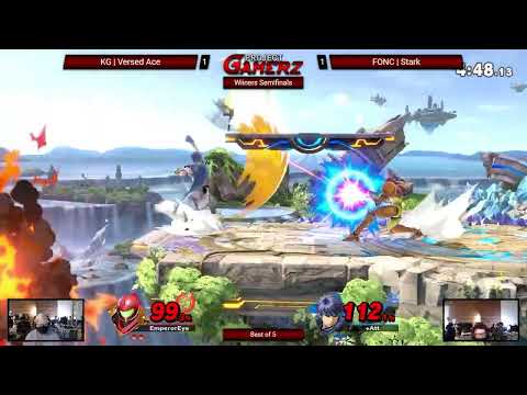Versed Ace(Samus) Vs Stark(Ike): Project Gamerz #1 Winners Semifinals