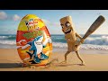Tung Tung Tung Sahur Opens BRAINROT Surprise Kinder Joy Egg Animation Music Video