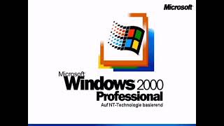 Windows 2000 - Startup & Shutdown (slowed + re