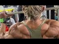 Female Bodybuilder Massive Back Muscle