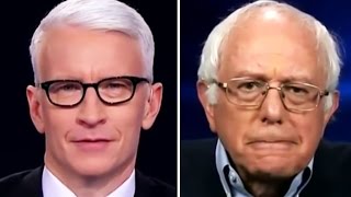 Bernie Sanders IS DONE WITH STUPID QUESTIONS, and Anderson Cooper Happens To Ask One