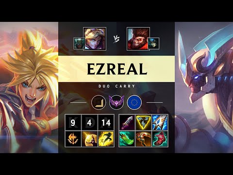 Ezreal ADC vs Wukong: Killing spree - EUW Master Patch 14.24