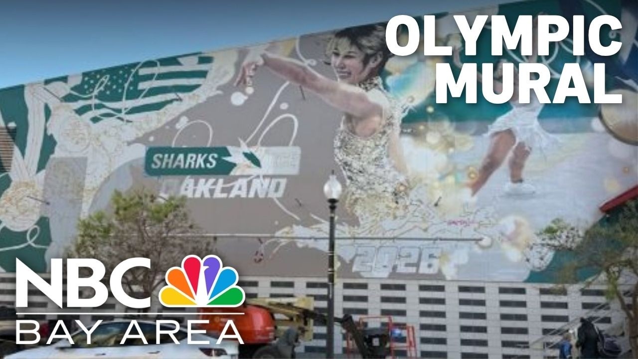 Mural of Alysa Liu and Kristi Yamaguchi unveiled in Oakland