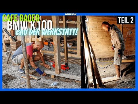 Bau der Cafe Racer Werkstatt [BMW K100 Serie - Teil 2] Altes Motorrad wird zum Hightech racer