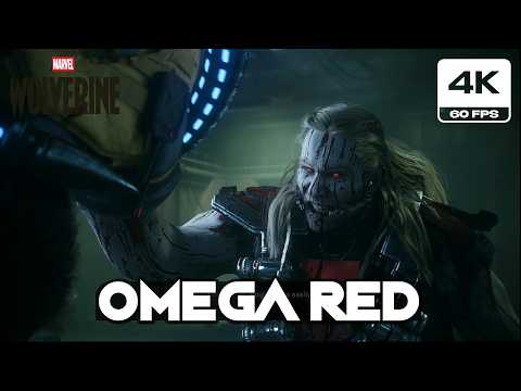 Marvel Wolverine - Omega Red First Boss Fight (4K 60FPS PS5 PRO)