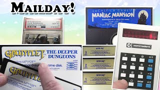 MAILDAY - Commodore Calculator, Disks, PSA Card and SHIPPING Comments.