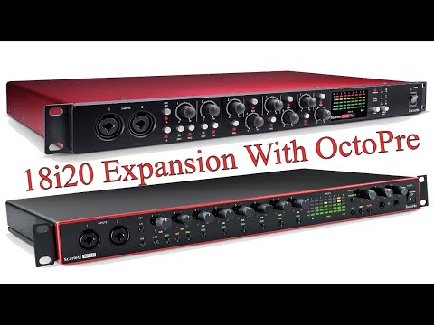 Scarlett 18i20 Expansion To 16 Channels With OctoPre