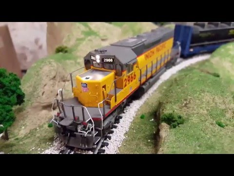 HO Intermountain SD-40-2 UP Startup DCC and Sound