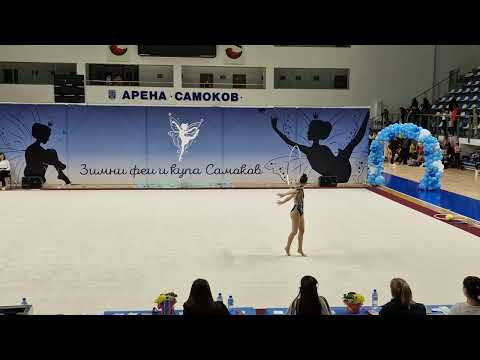 Емилия Обретенова- обръч - МТ Зимни Феи и купа Самоков 2024г. СК Илиана