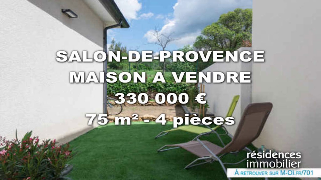 SALON-DE-PROVENCE - MAISON A VENDRE - 330 000 € - 75 m² - 4 pièces