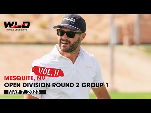 2023 World Long Drive Mesquite Vol. II | Open Division Round 2 Group 1