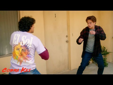 Miguel vs Robby Fight Scene [2K] | Cobra Kai Season 5