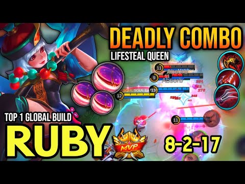 4VS5! RUBY BEST BUILD 2021 | BUILD TOP 1 GLOBAL RUBY GAMEPLAY | MOBILE LEGENDS✓