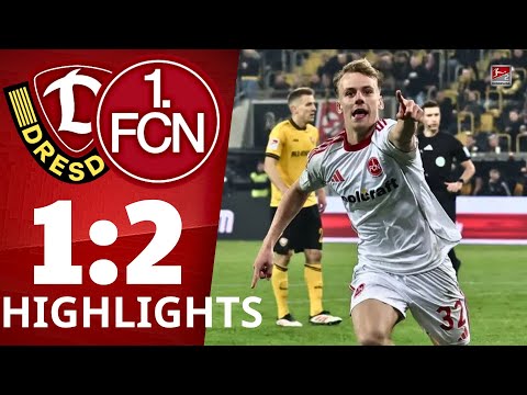 SG Dynamo Dresden - FC Nürnberg | 1:2 | Highlights | 2. Bundesliga, Matchday 12, 2025/26