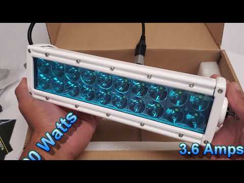 Aurora 10 Inch Marine LED Light Bar Open Box Review