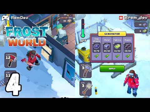 Frost World Winter Survival Game | Android/iOS Gameplay | Rescue Dean & Expedition