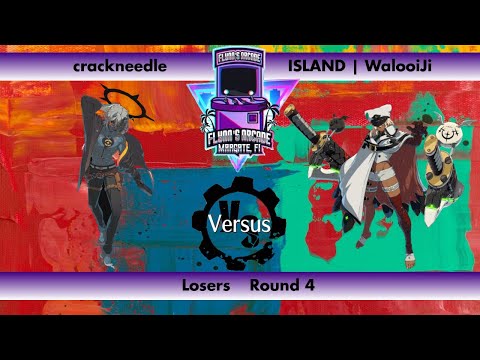 Flynn's Arcade 076 Losers Round 4 - crackneedle (Happy Chaos) Vs ISLAND | Walooiji (Ramlethal) GGST