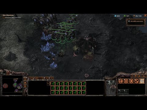 StarCraft: Mass Recall V7.1 Brood War Zerg Campaign Mission 6 - Fury of the Swarm
