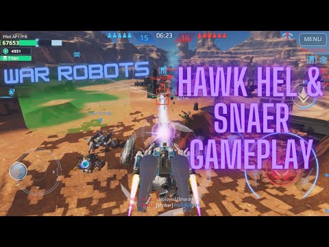 War Robots Hawk Hel and Snaer Gameplay
