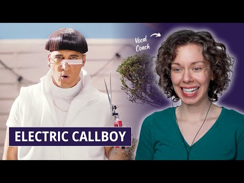 Vocal Coach Reacts - First time hearing "WE GOT THE MOVES" by Electric Callboy