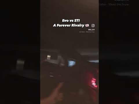 Mitsubishi Evo X vs Subaru STI