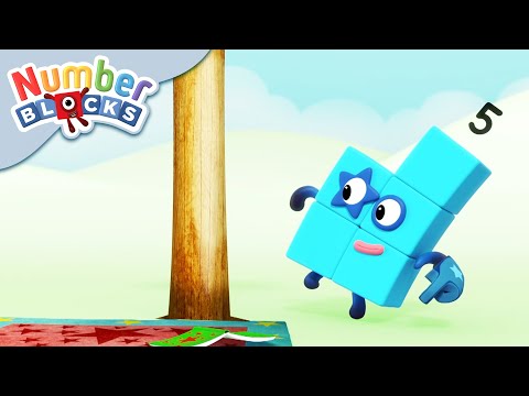 @Numberblocks | Where is Five Hiding? | Learn to Count - Kingdom Kids Zone, Little Learners - Numberblocks