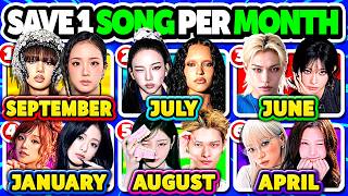 SAVE ONE KPOP SONG PER MONTH ⚡️ | KPOP QUIZ 2026