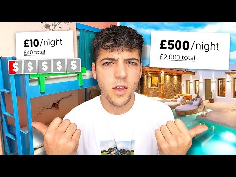 I Stayed in a £10 vs £500 AIRBNB in Greece for 48 Hours (Santorini)