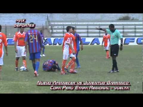 Nuevo Amanecer (1) vs. (3) Juv. Barranco / Copa Peru Etapa Regional 1era fase - vuelta