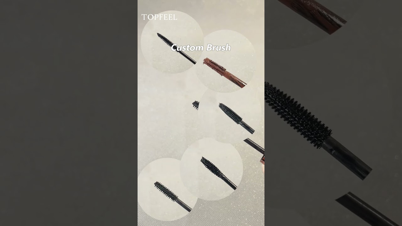 Custom Packaging Private Label Mascara with Different Color #factory #custommakeup #cosmetics