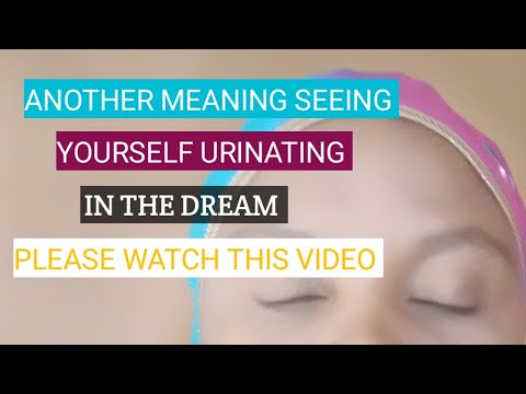 another meaning of urinating in the dream @rosaliamavulu