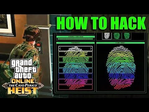 GTA Online SUPER EASY FINGERPRINT HACK - Complete in Under 30 Seconds! (Cayo Perico Heist)