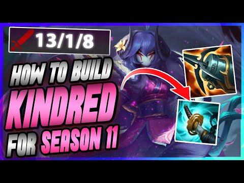 SEASON 11 KINDRED BUILD - Rank 1 Jungle Kindred - Forest Within - Kindred Jungle Gameplay