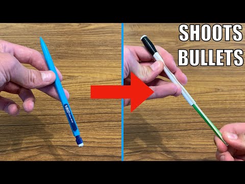 How To Turn A Mechanical Pencil Into An AIRSOFT GUN!