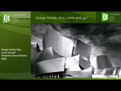 QtDD13 - Nuno Pinheiro - Design trends, they come and go?
