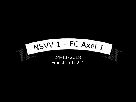 NSVV 1 - FC Axel 1, 24-11-2018
