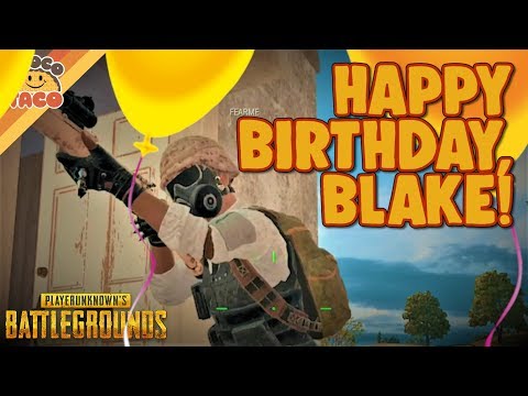chocoTaco Helps Blake Get A Birthday Chicken Dinner ft. Swagger - PUBG Gameplay