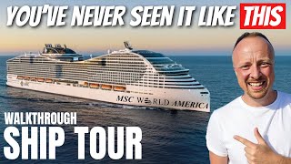 MSC World America Full Walkthrough Tour | Inside the $1B Cruise Mega-Ship