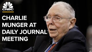 Download lagu Charlie Munger On BYD, Tesla, Alibaba and Bitcoin — Daily Journal’s Shareholders Meeting — 2/15/2023 mp3
