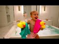 Bath Song For Kids Fun Nursery Rhymes For Toddlers Wash Wash Song Little Stars Cartoons