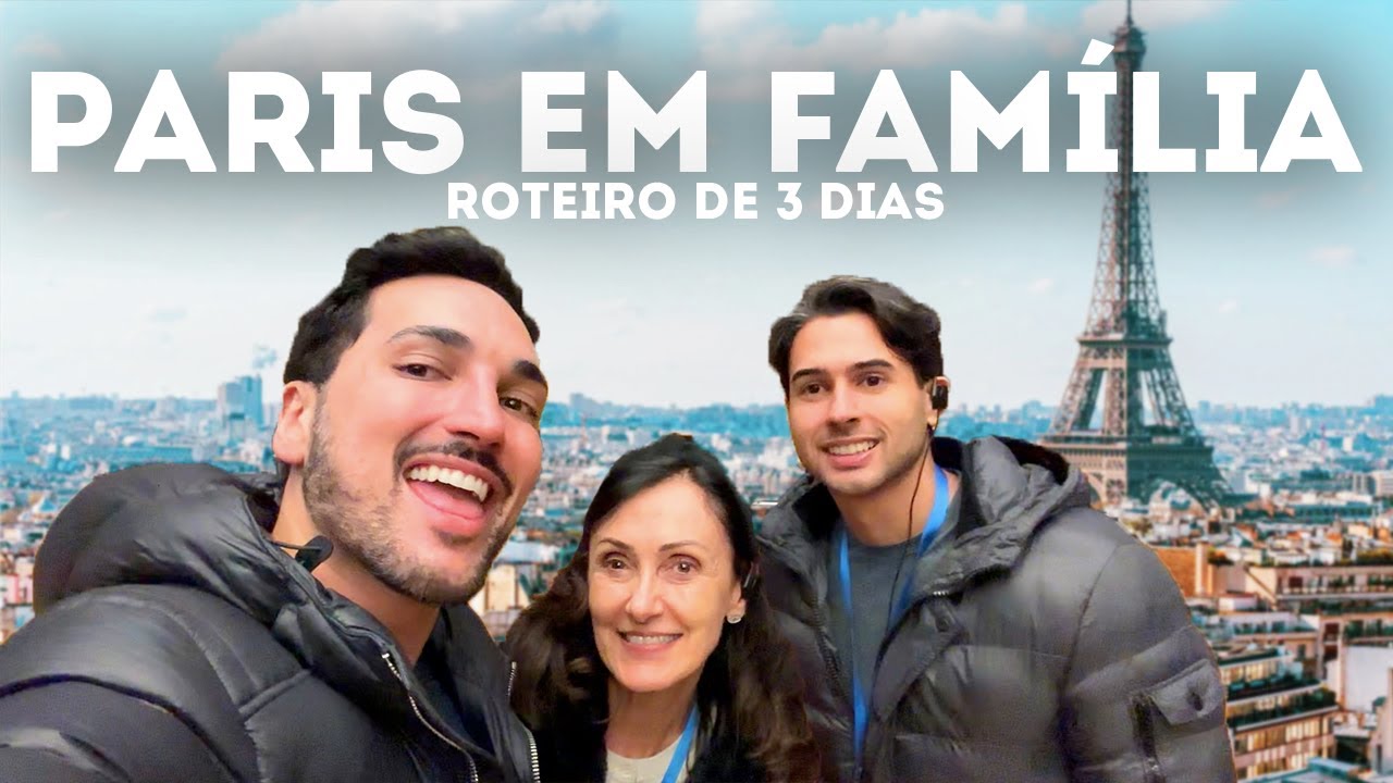 Levei Minha Familia a Paris! Chegamos na França 🇫🇷 Roteiro Primeiros 3 dias com preços e dicas