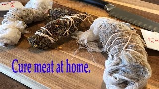 How to cure meat in your refridgerator like Coppa, Ham, Bresaola.