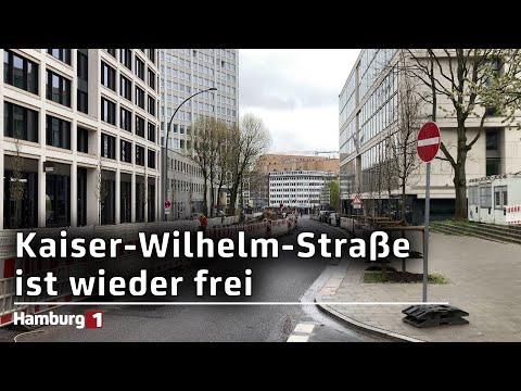 Kaiser-Wilhelm-Straße: Bauarbeiten nach vier Jahren zu großen Teilen abgeschlossen